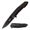 Elite Tactical 8.35 Inch Manual Folding Pocket Knife Black Stonewash -Knife Shop et 1018dsw